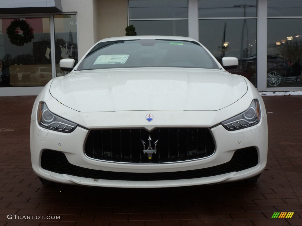 Bianco (White) 2014 Maserati Ghibli Standard Ghibli Model Exterior Photo #89043465