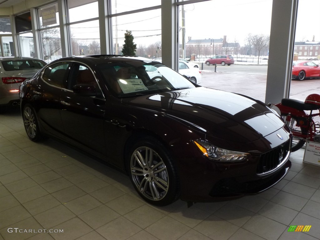 2014 Ghibli  - Rosso Folgore (Dark Red) / Cuoio photo #1
