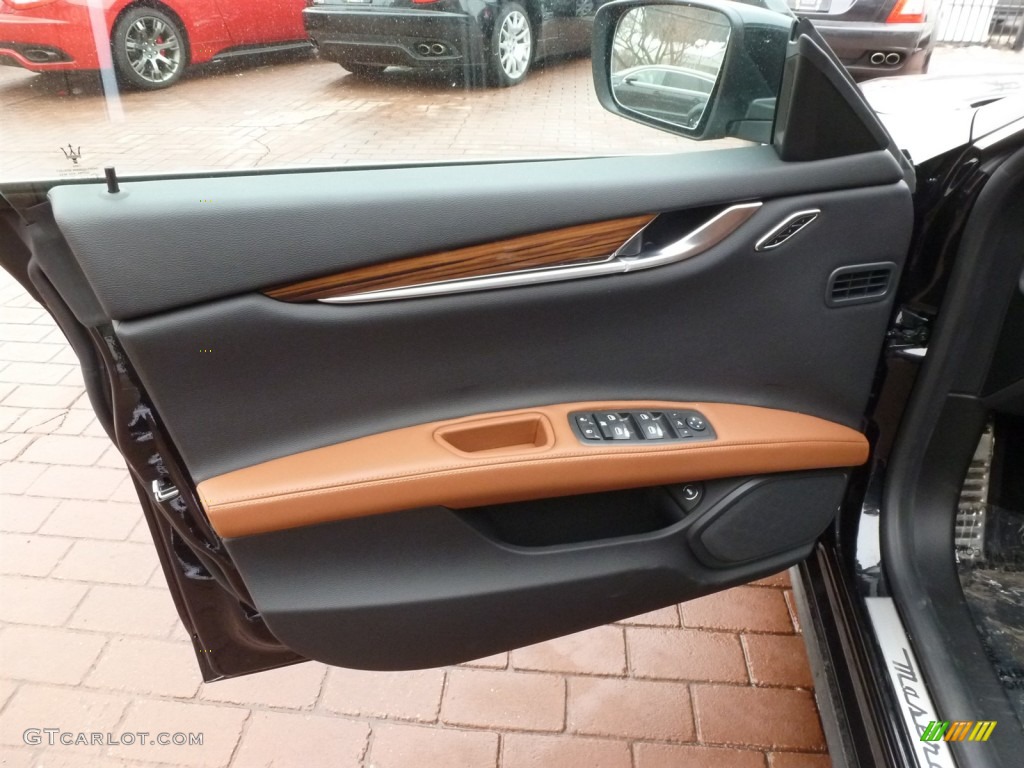2014 Maserati Ghibli S Q4 Cuoio Door Panel Photo #89045508