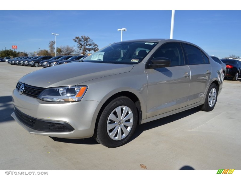 2014 Jetta S Sedan - Moonrock Silver Metallic / Titan Black photo #1