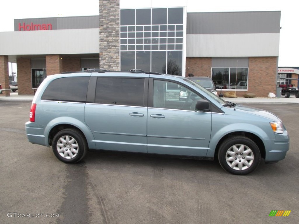 2010 Town & Country LX - Clearwater Blue Pearl / Medium Slate Gray/Light Shale photo #1