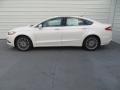 2014 White Platinum Ford Fusion Titanium  photo #6