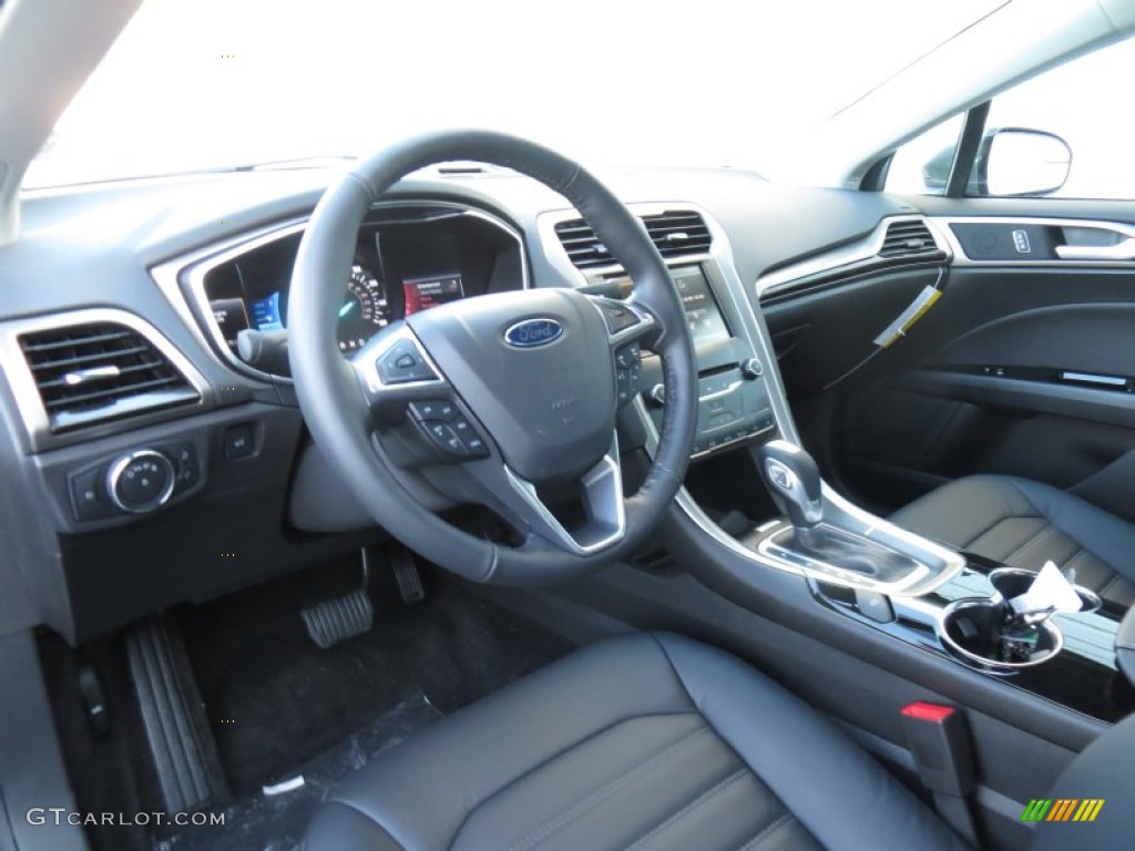 2014 Fusion SE EcoBoost - Sterling Gray / Charcoal Black photo #27