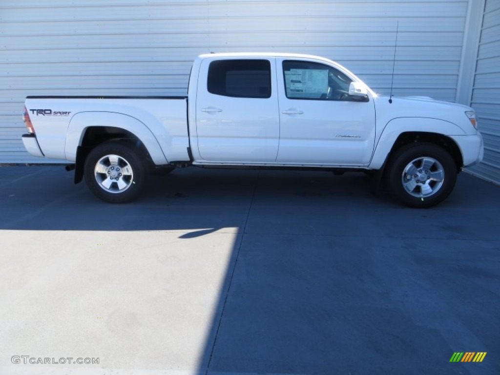 Super White 2014 Toyota Tacoma V6 TRD Sport Double Cab 4x4 Exterior Photo #89050482