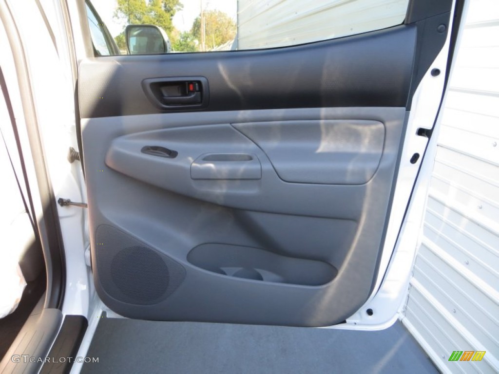 2014 Toyota Tacoma V6 TRD Sport Double Cab 4x4 Graphite Door Panel Photo #89050539