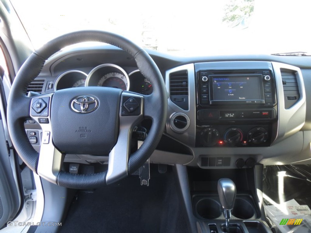 2014 Toyota Tacoma V6 TRD Sport Double Cab 4x4 Graphite Dashboard Photo #89050560