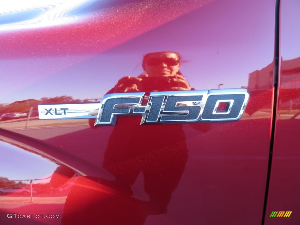2014 F150 XLT SuperCrew - Ruby Red / Steel Grey photo #14