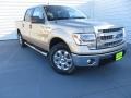 2014 Pale Adobe Ford F150 XLT SuperCrew  photo #2