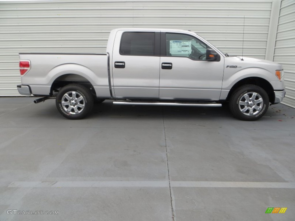 2014 F150 XLT SuperCrew - Ingot Silver / Steel Grey photo #3