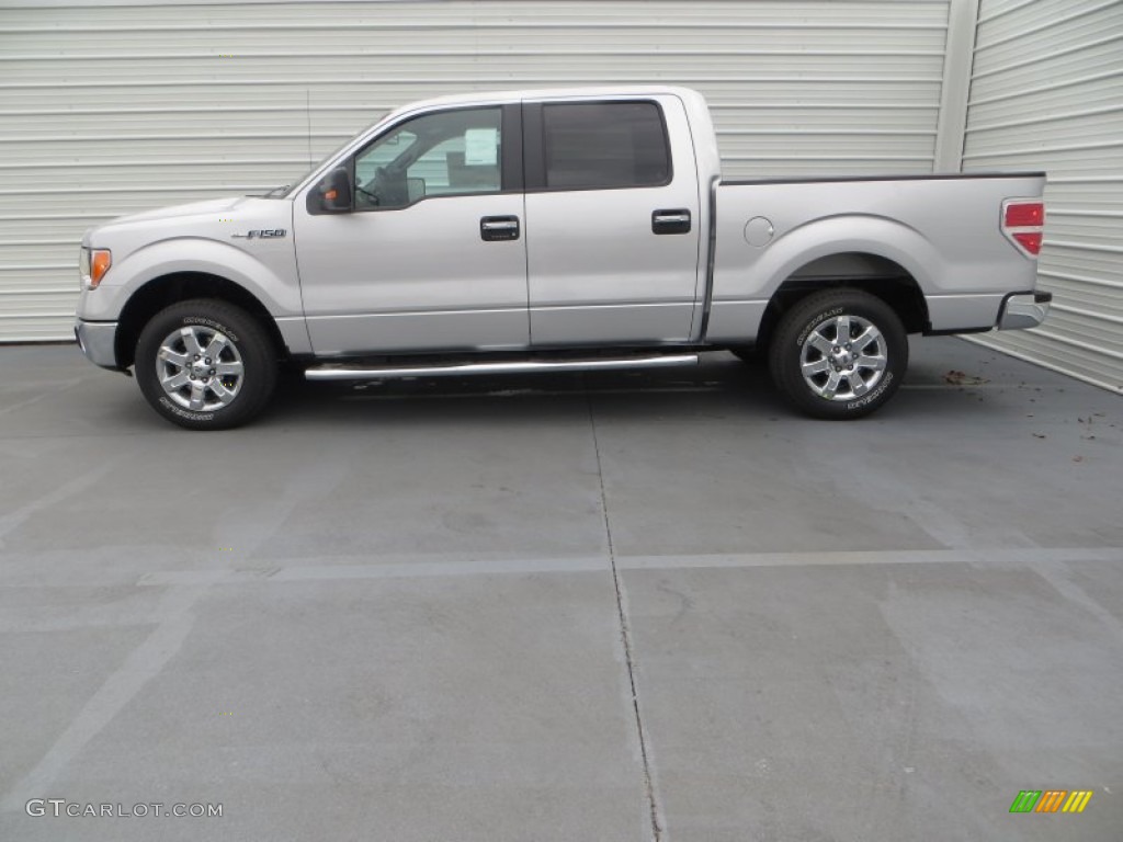 2014 F150 XLT SuperCrew - Ingot Silver / Steel Grey photo #6