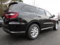 2014 Brilliant Black Crystal Pearl Dodge Durango SXT  photo #3