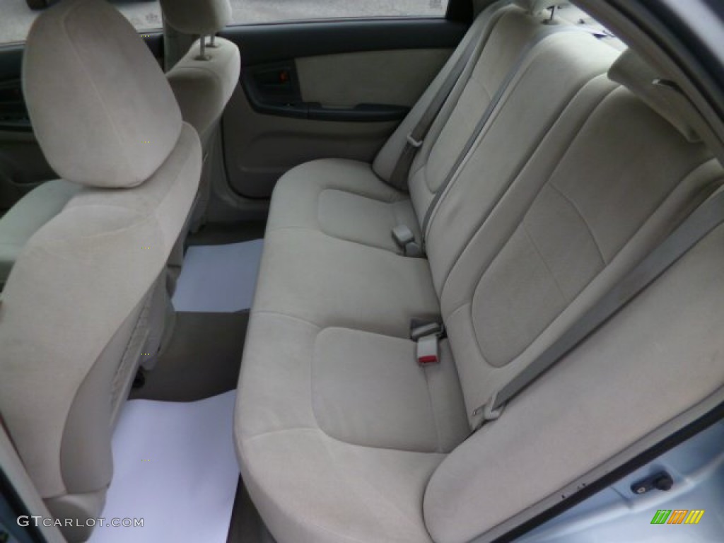 2006 Spectra EX Sedan - Ice Blue / Gray photo #13