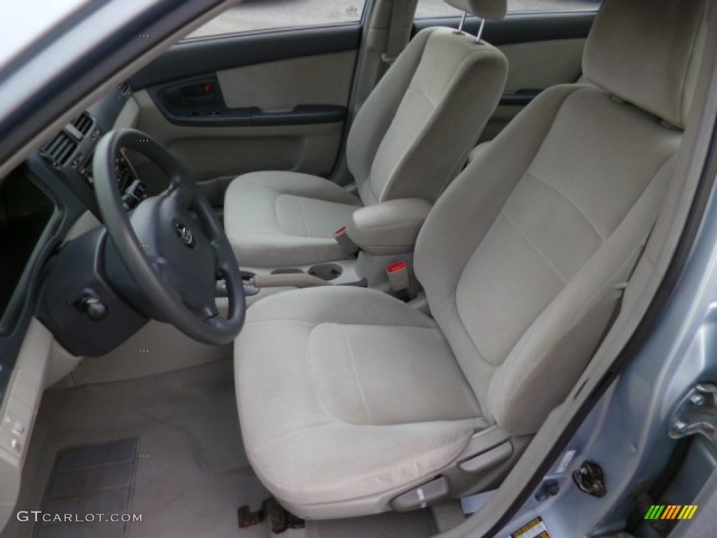 2006 Spectra EX Sedan - Ice Blue / Gray photo #15