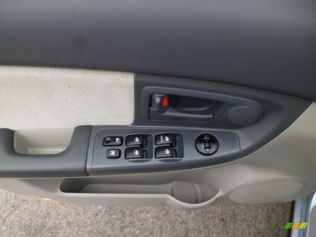 2006 Spectra EX Sedan - Ice Blue / Gray photo #17