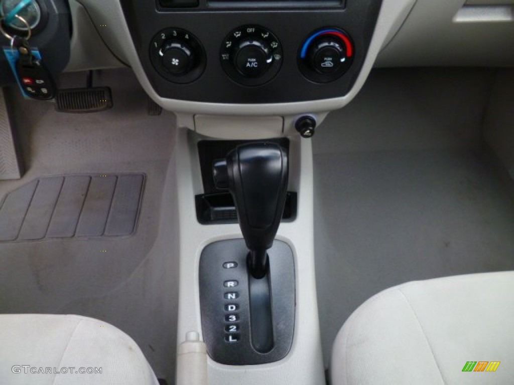 2006 Spectra EX Sedan - Ice Blue / Gray photo #18