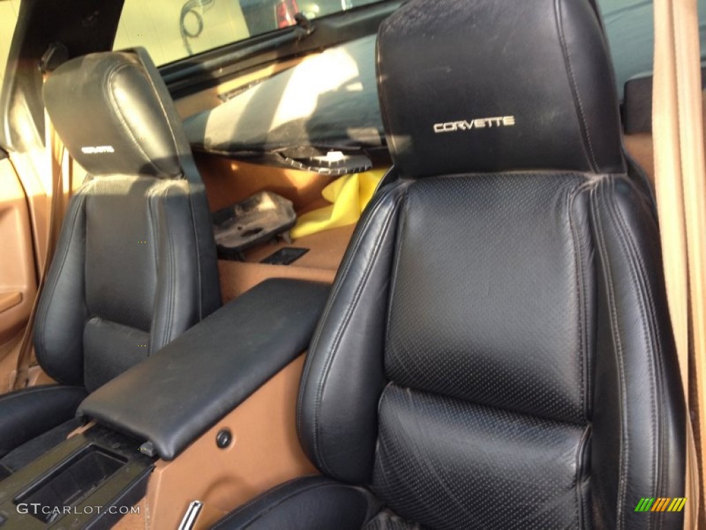 1988 Corvette Coupe - Yellow / Black photo #5