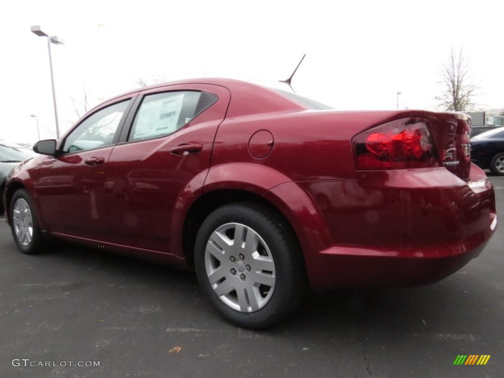 2014 Avenger SE - Deep Cherry Red Crystal Pearl / Black photo #2