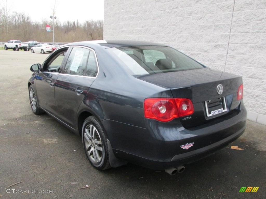 2006 Jetta 2.5 Sedan - Shadow Blue Metallic / Anthracite Black photo #3