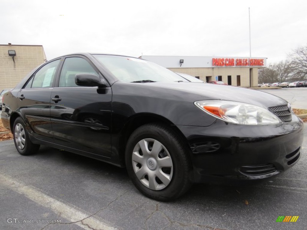 2004 Camry LE - Black / Stone photo #4