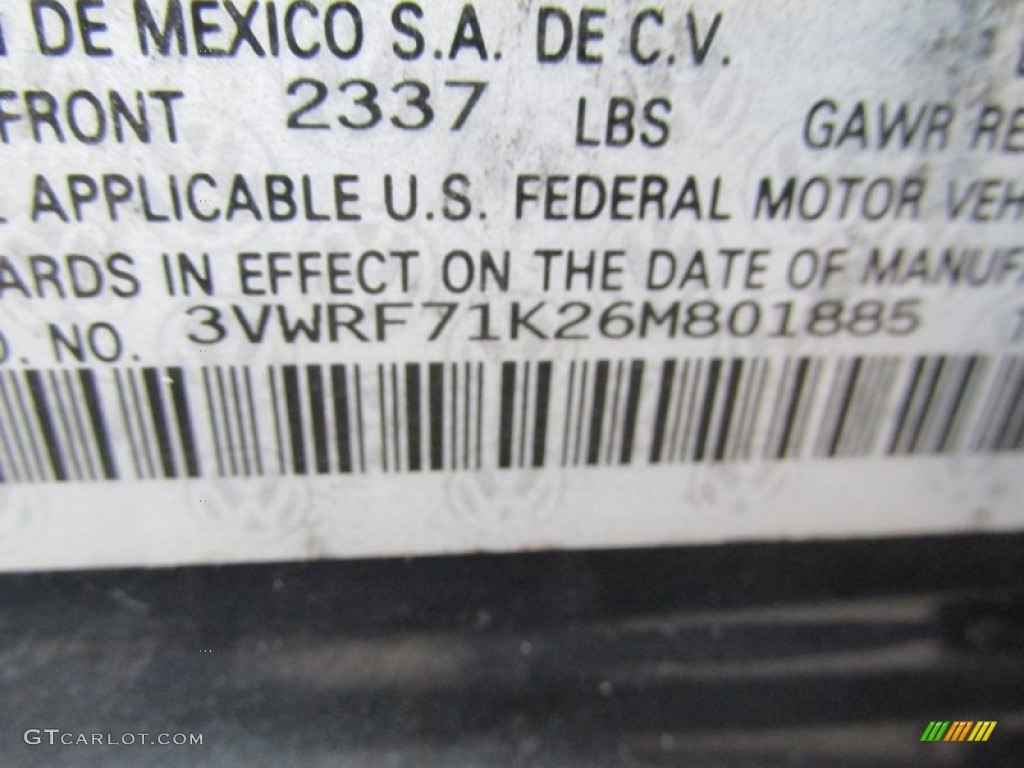 2006 Jetta 2.5 Sedan - Shadow Blue Metallic / Anthracite Black photo #19