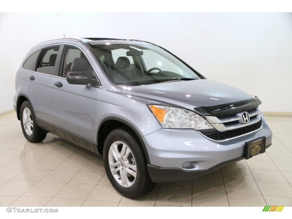 2011 CR-V EX 4WD - Glacier Blue Metallic / Gray photo #1