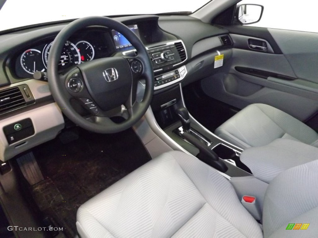 2014 Accord LX Sedan - Obsidian Blue Pearl / Gray photo #11