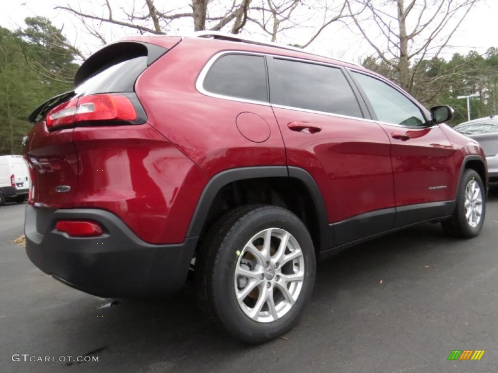 Deep Cherry Red Crystal Pearl 2014 Jeep Cherokee Latitude Exterior Photo #89057774