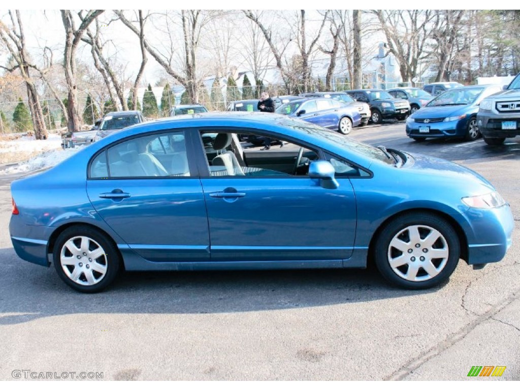 Atomic Blue Metallic 2011 Honda Civic LX Sedan Exterior Photo #89057831