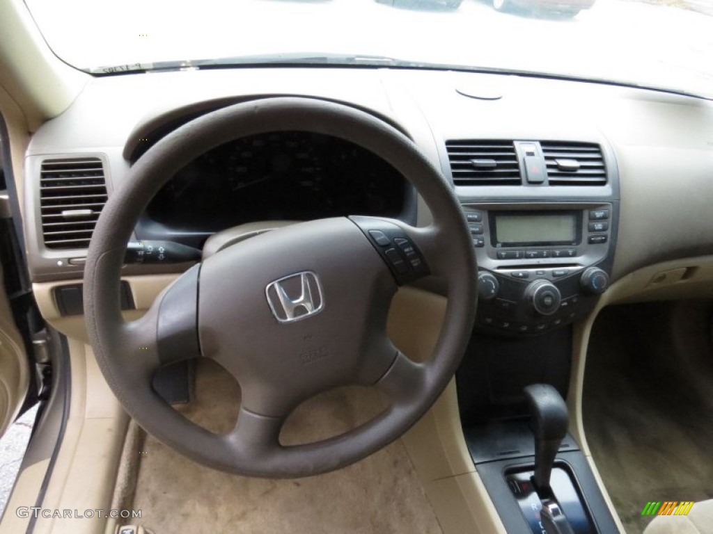 2007 Honda Accord Value Package Sedan Ivory Dashboard Photo #89059241