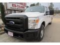 2011 Oxford White Ford F250 Super Duty XL SuperCab Utility Truck  photo #2