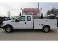 Oxford White - F250 Super Duty XL SuperCab Utility Truck Photo No. 4