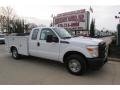 2011 Oxford White Ford F250 Super Duty XL SuperCab Utility Truck  photo #11