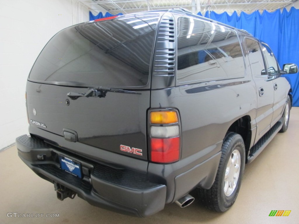 2004 Yukon XL Denali AWD - Carbon Metallic / Stone Gray photo #7