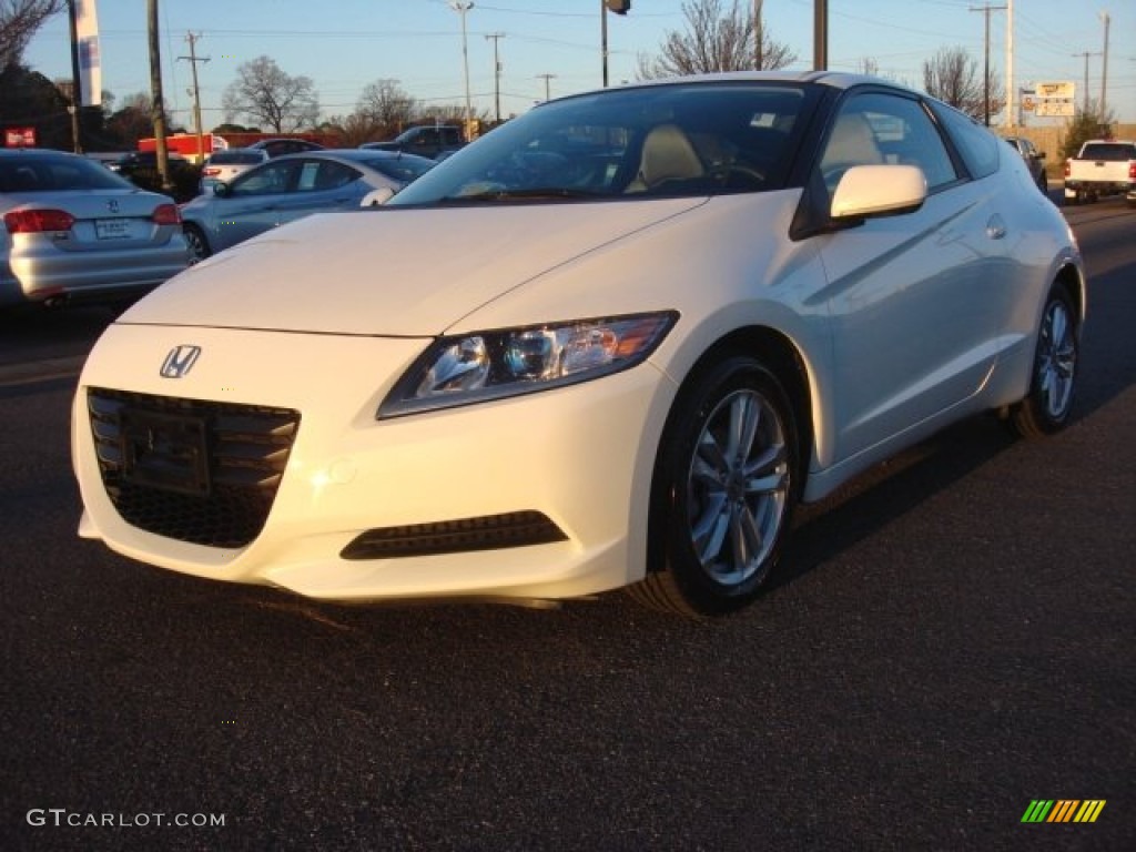 2011 CR-Z Sport Hybrid - Premium White Pearl / Gray Fabric photo #1