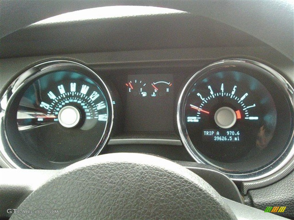 2012 Mustang V6 Premium Coupe - Kona Blue Metallic / Charcoal Black photo #16