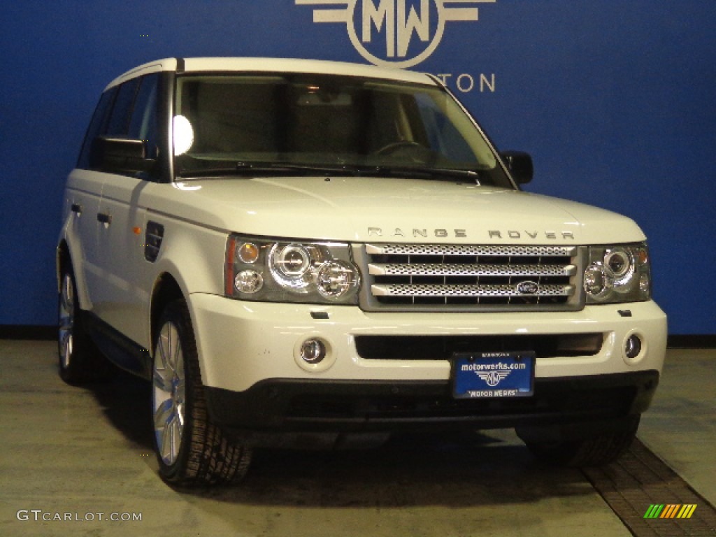 2007 Range Rover Sport Supercharged - Chawton White / Ebony Black photo #2