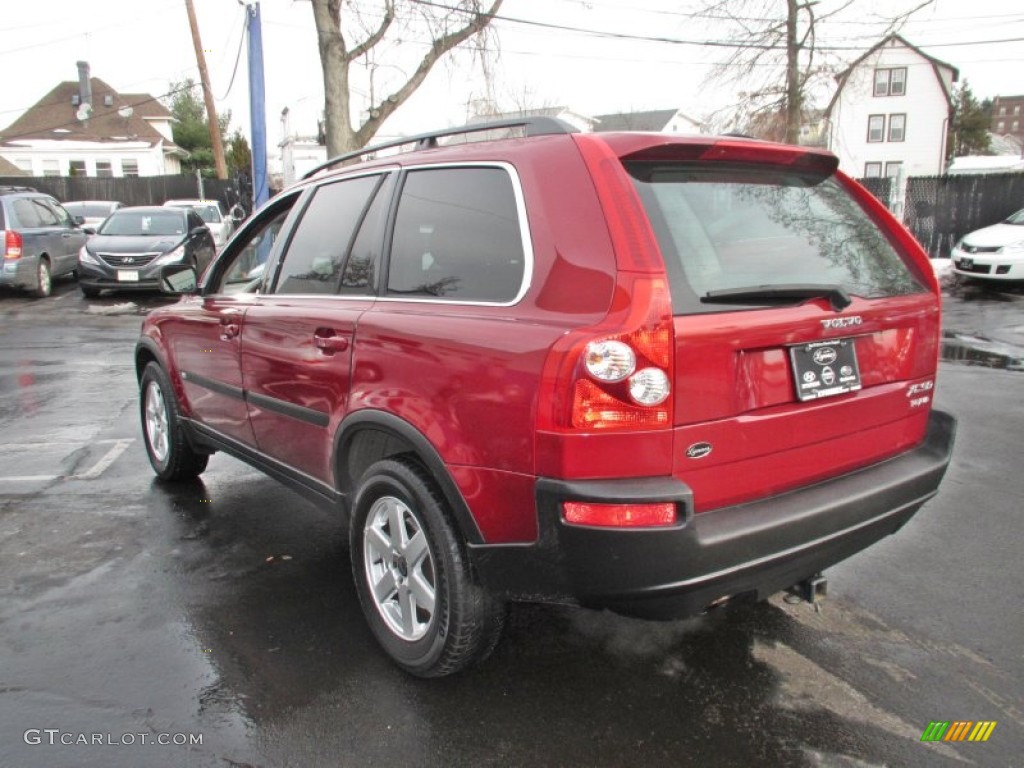 2003 XC90 T6 AWD - Ruby Red Metallic / Taupe/Light Taupe photo #5
