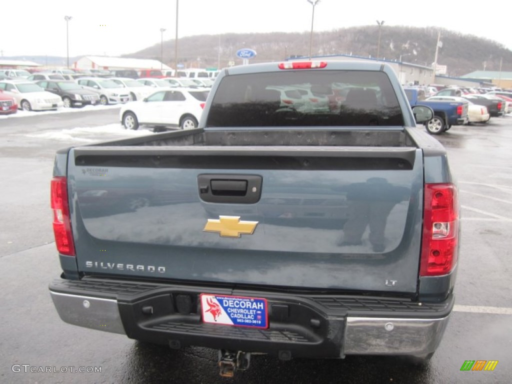 2012 Silverado 1500 LT Extended Cab 4x4 - Blue Granite Metallic / Ebony photo #4