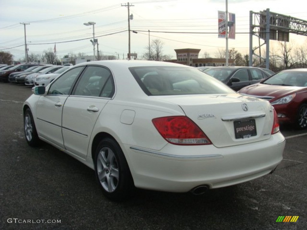 2007 RL 3.5 AWD Sedan - Premium White Pearl / Parchment photo #4