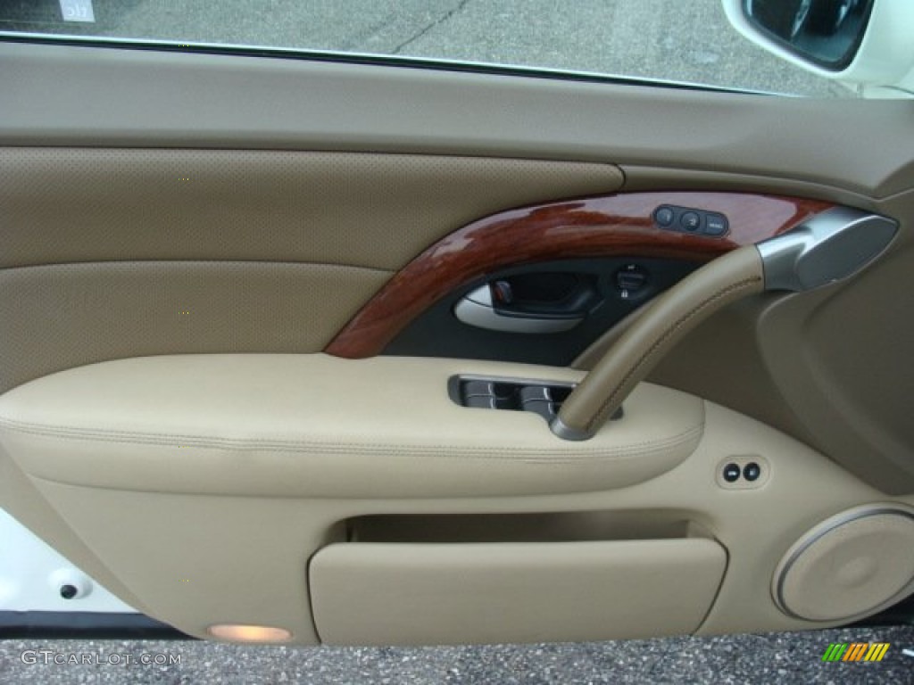 2007 RL 3.5 AWD Sedan - Premium White Pearl / Parchment photo #6