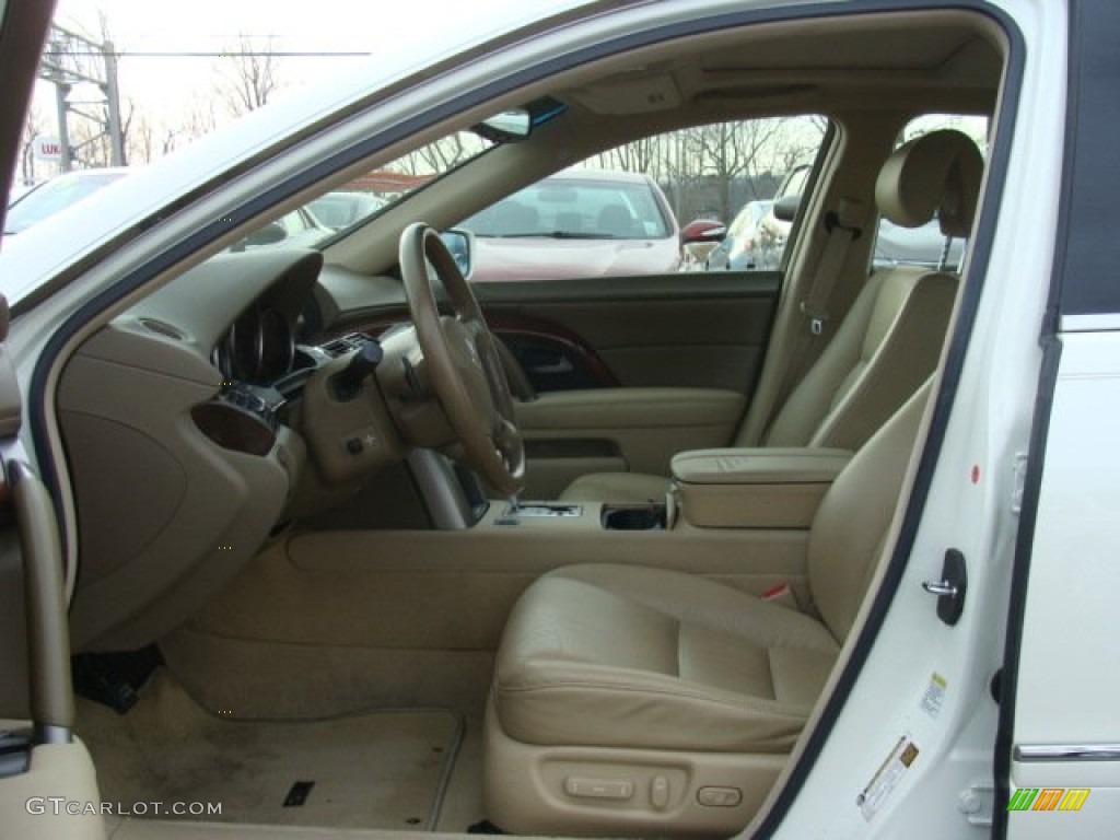 2007 RL 3.5 AWD Sedan - Premium White Pearl / Parchment photo #7