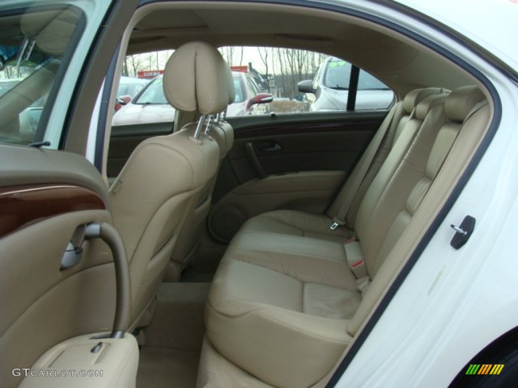 2007 Acura RL 3.5 AWD Sedan Rear Seat Photo #89063633