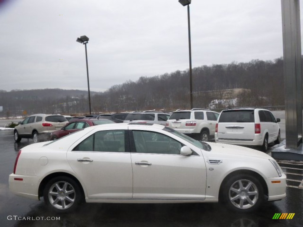 2008 STS 4 V6 AWD - White Diamond Tricoat / Cashmere photo #4