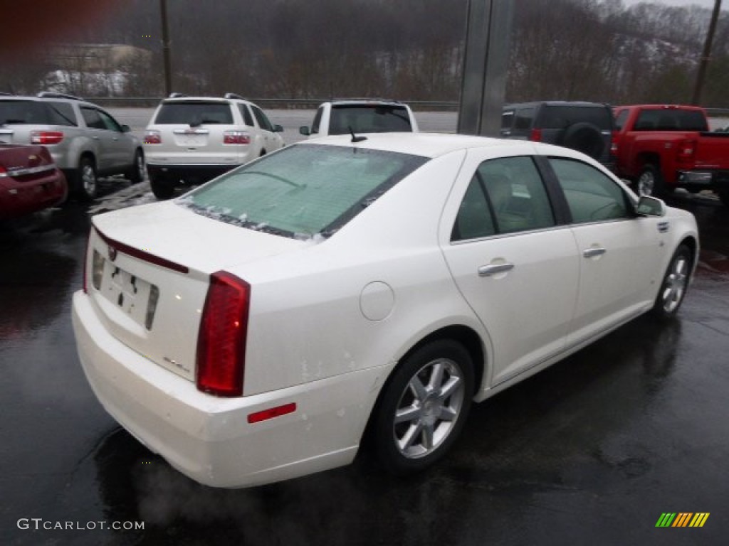 2008 STS 4 V6 AWD - White Diamond Tricoat / Cashmere photo #5