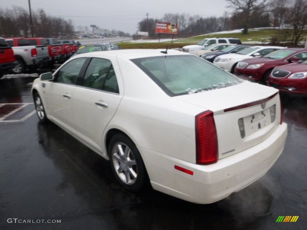 2008 STS 4 V6 AWD - White Diamond Tricoat / Cashmere photo #7