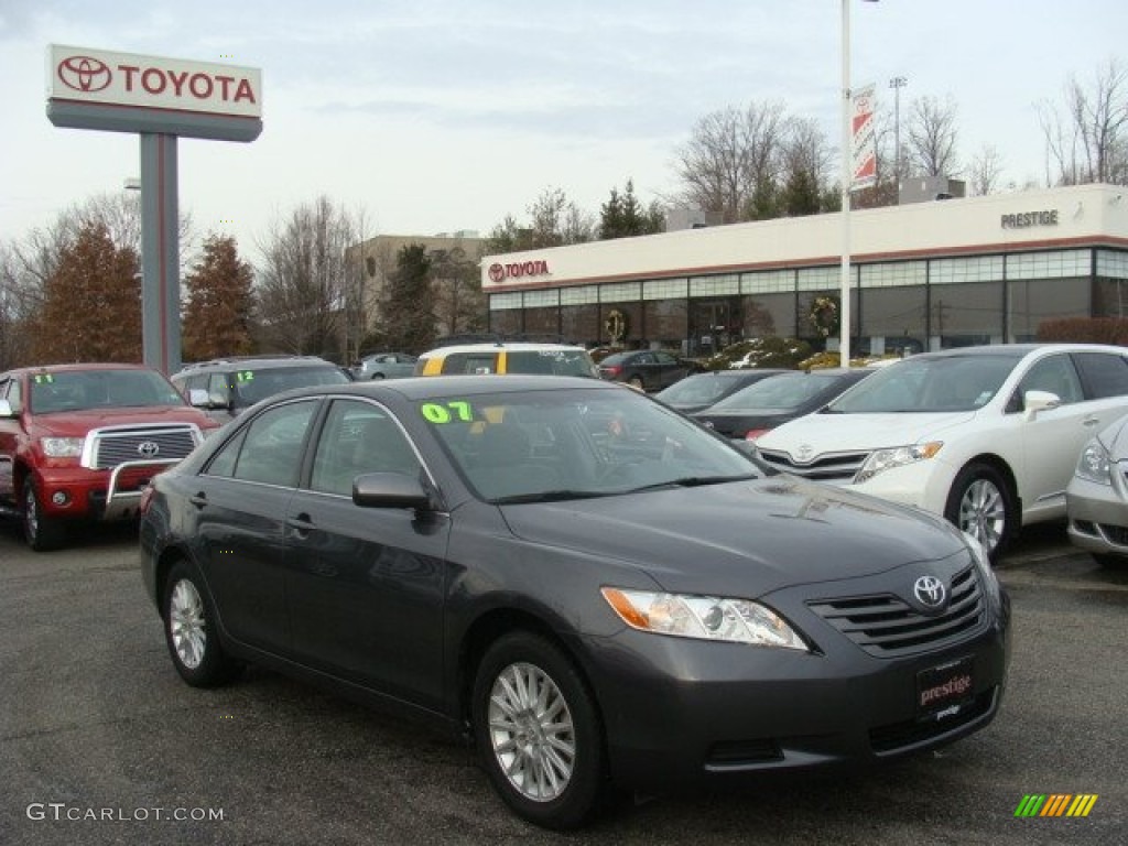 2007 Camry LE V6 - Magnetic Gray Metallic / Ash photo #1