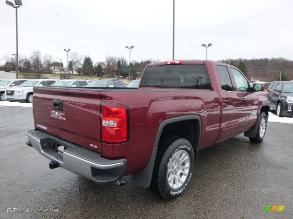 2014 Sierra 1500 SLE Double Cab 4x4 - Sonoma Red Metallic / Jet Black photo #5