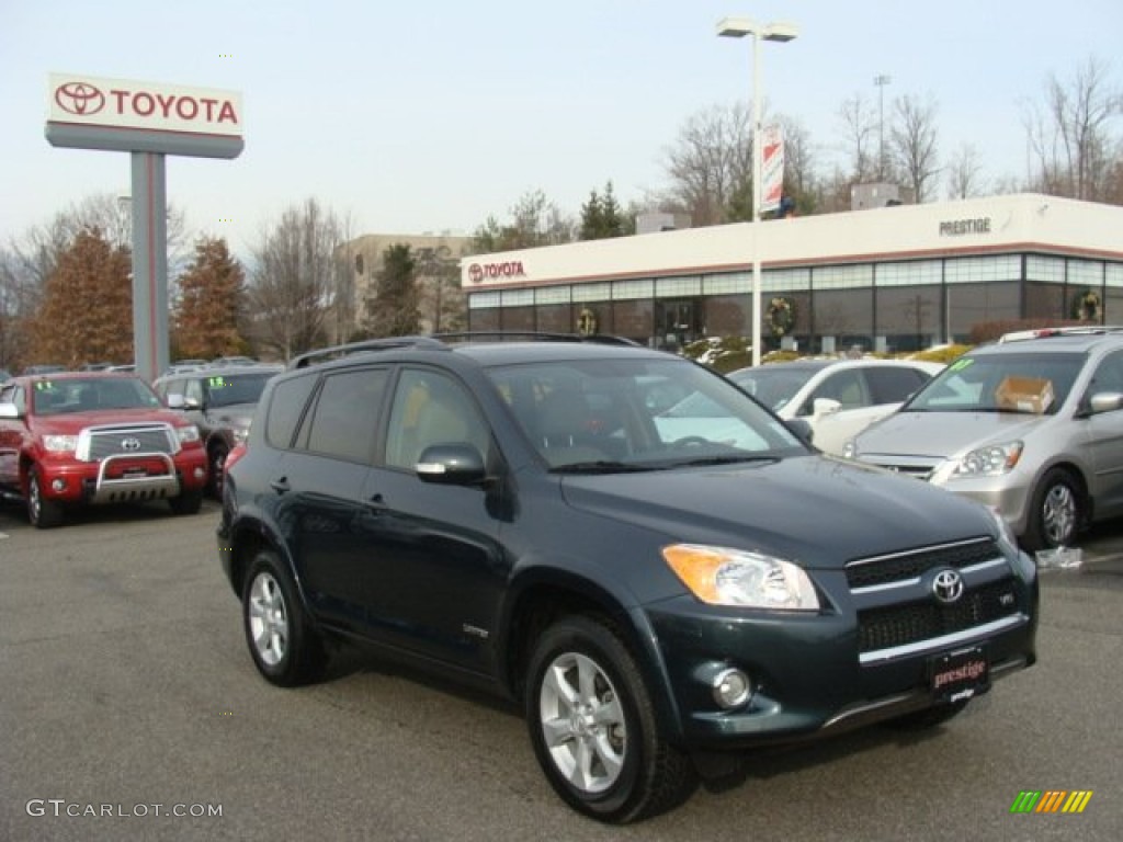 2012 RAV4 V6 Limited 4WD - Black Forest Pearl / Sand Beige photo #1