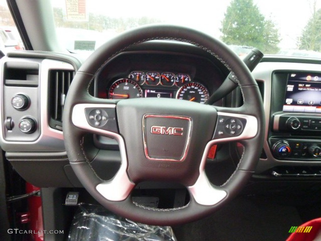 2014 Sierra 1500 SLE Double Cab 4x4 - Sonoma Red Metallic / Jet Black photo #18