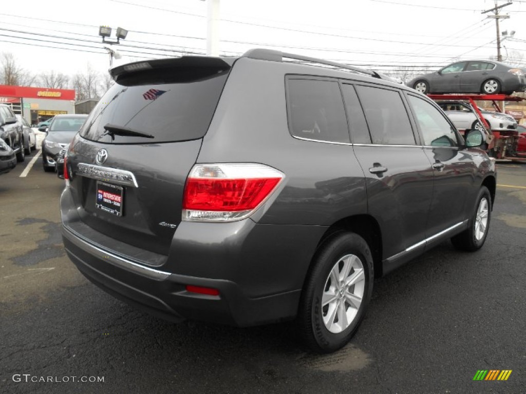 2012 Highlander V6 4WD - Magnetic Gray Metallic / Ash photo #4